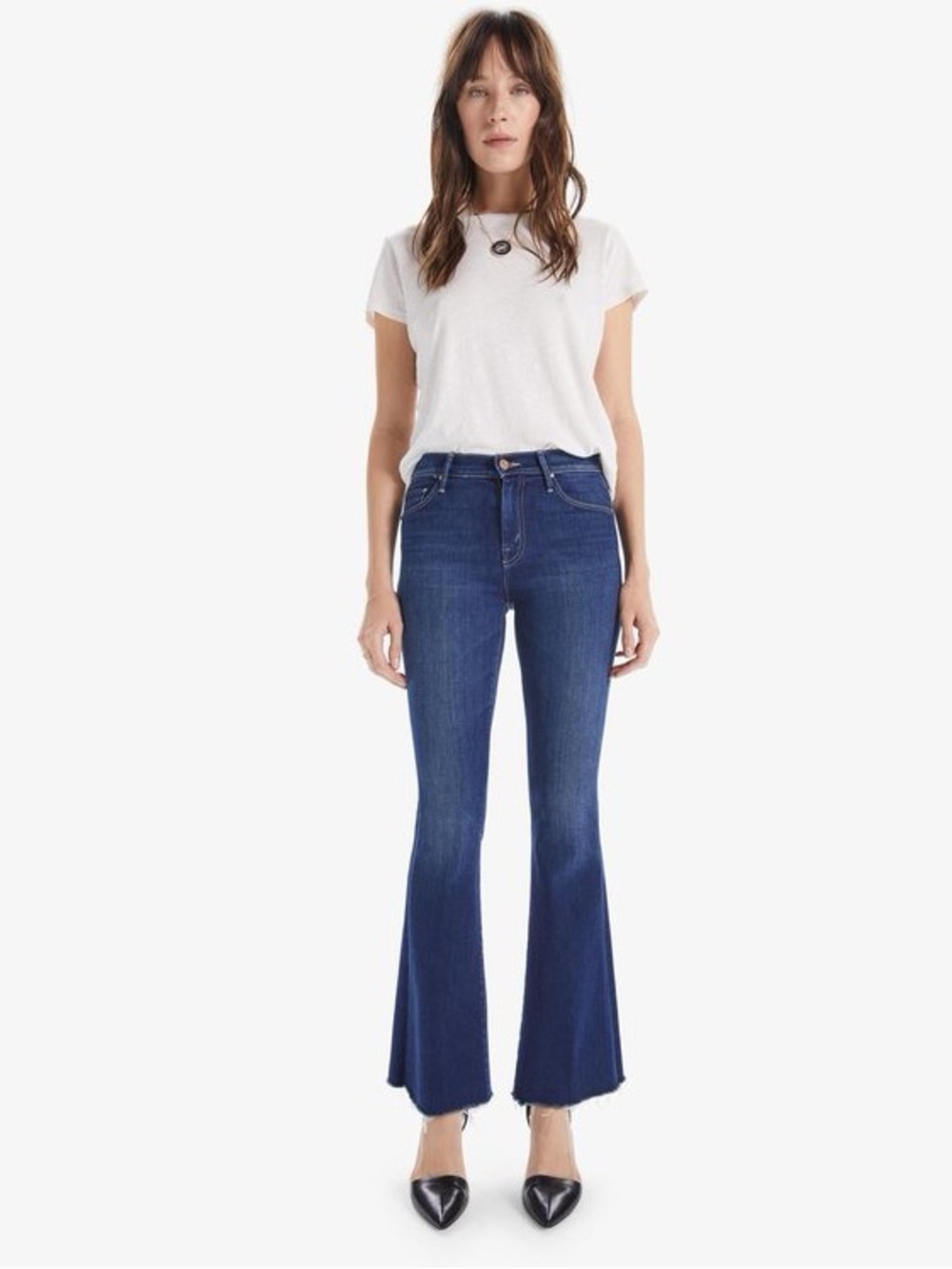 Mother The Weekender Fray Home Movies Jeans Size 24
